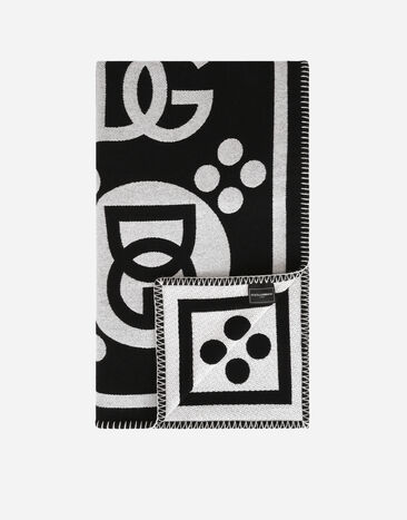 Dolce & Gabbana Wool Jacquard Blanket Multicolor TCE012TCAN2