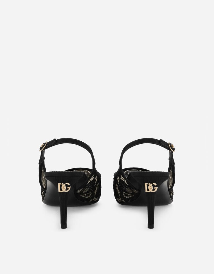 Dolce&Gabbana Lace slingbacks Black CG0639AT467
