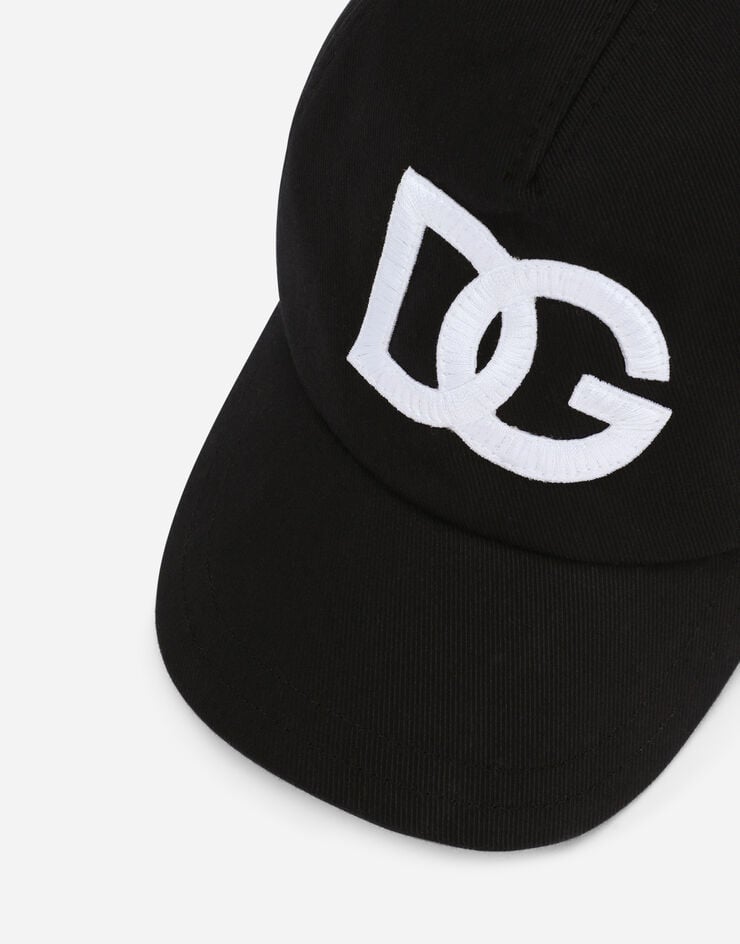 Dolce & Gabbana DG 徽标拼饰棒球帽 黑 LB4H80G7D9B