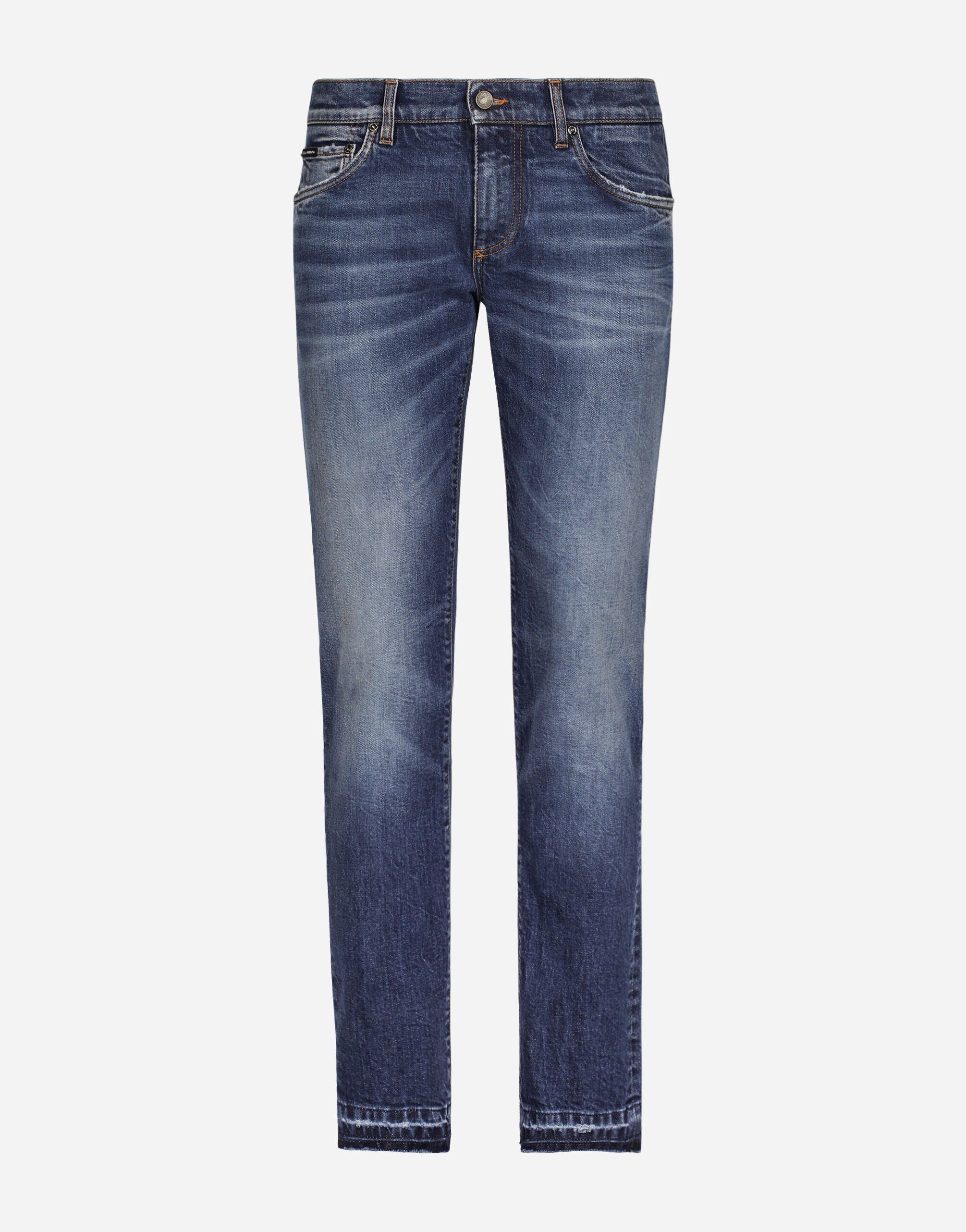Dolce & Gabbana Washed skinny fit stretch denim jeans Multicolor G9NL5DG8GW9