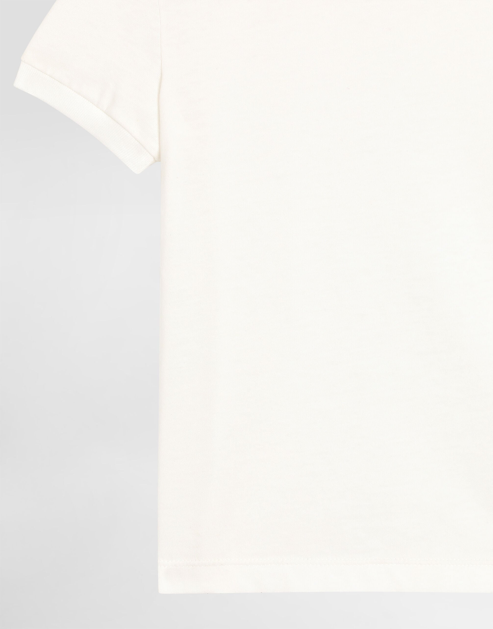 Whiteのガールズ ラインストーン DG ロゴ ジャージー Tシャツ
