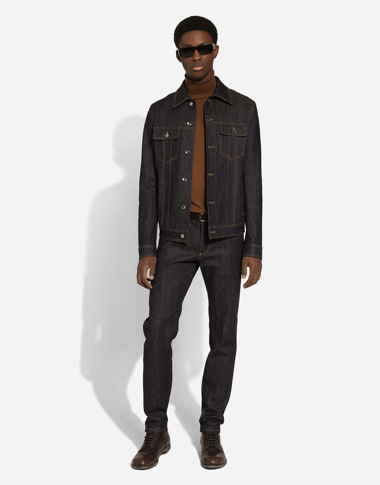Dolce & Gabbana جينز دنيم مرن بقصة ضيقة متعدد الألوان GY07CDG8LN3