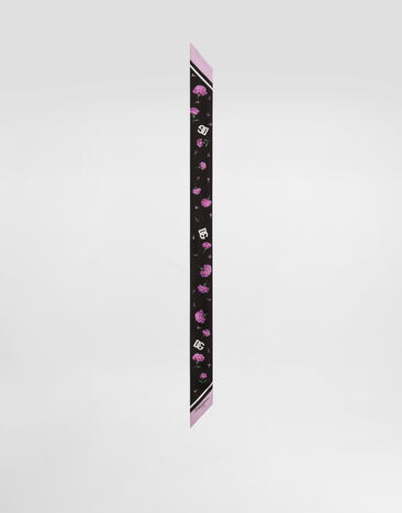 Dolce & Gabbana Carnations-print silk twill bandeau 6x100 Multicolor FS215AGDDLI