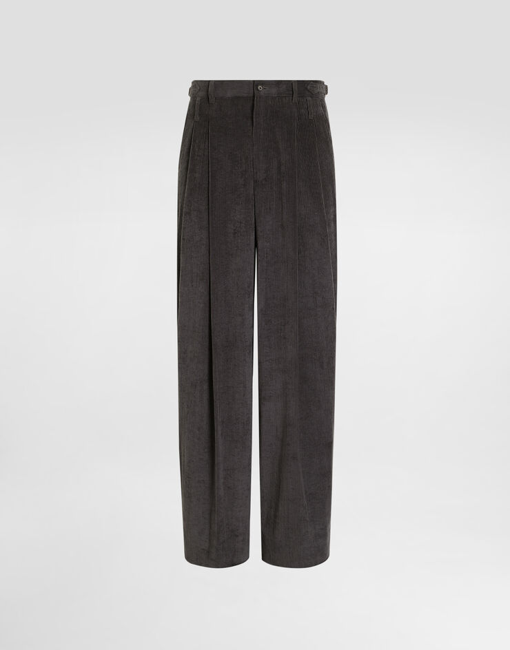 Dolce & Gabbana Velvet trousers Dolce & Gabbana Velvet trousers Grey GP15WTFUWEQ