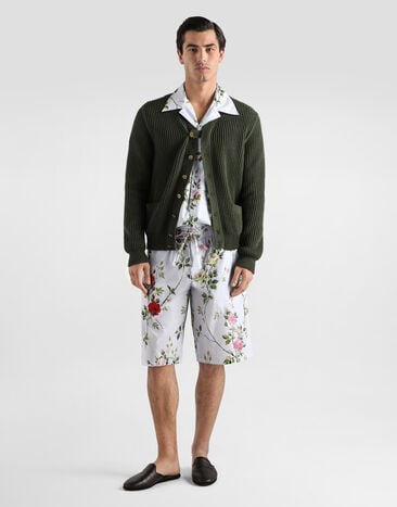 Dolce & Gabbana English rib knit cardigan  GXVAKTJGMKE