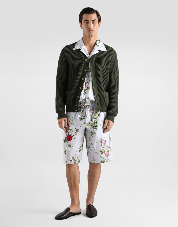 Dolce & Gabbana English rib knit cardigan  GXVAKTJGMKE