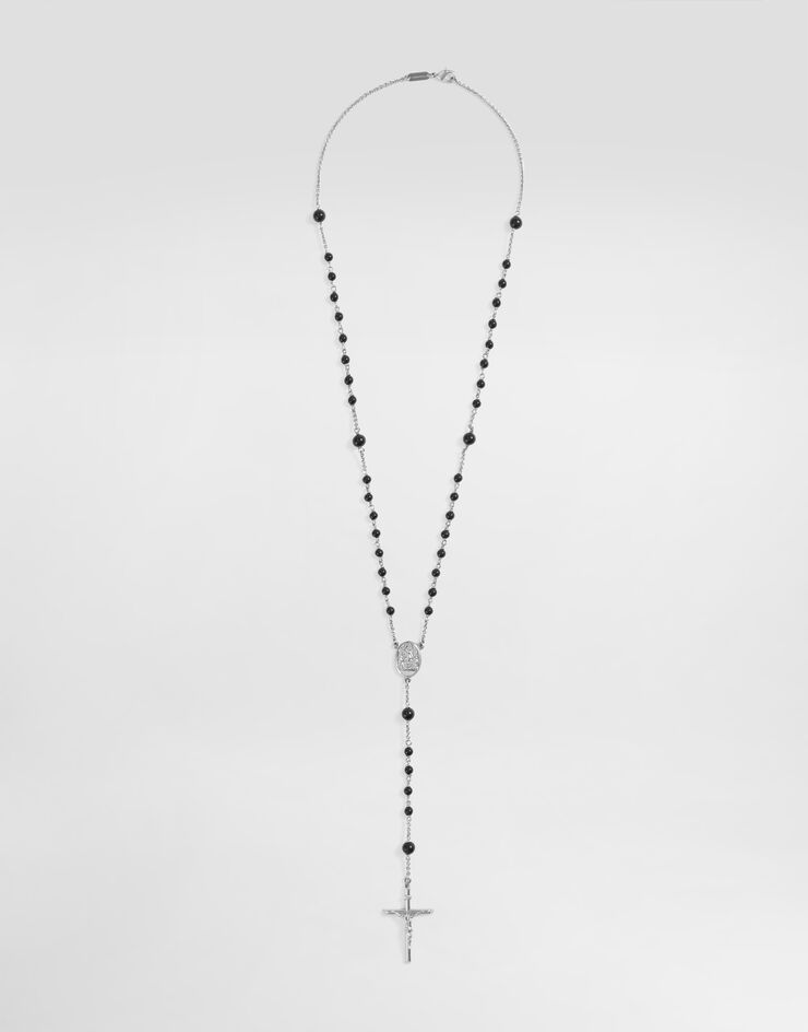 Dolce & Gabbana Rosary necklace with natural gemstones Multicolor WNP7S2W1111