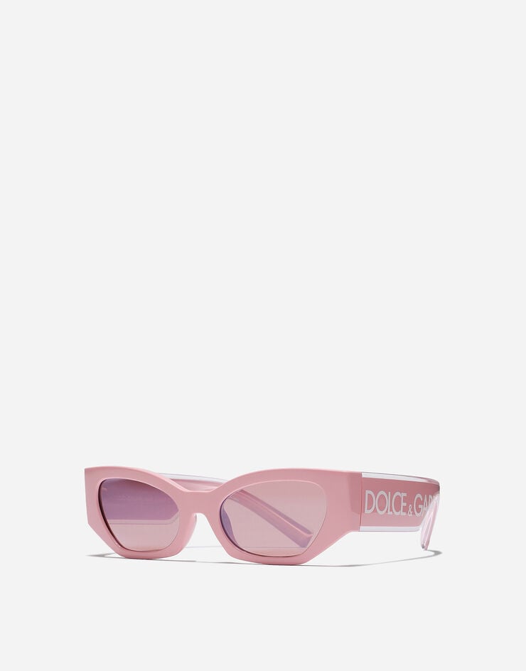 Dolce & Gabbana Sonnenbrille Logo DNA Rosa VG600KVN87V