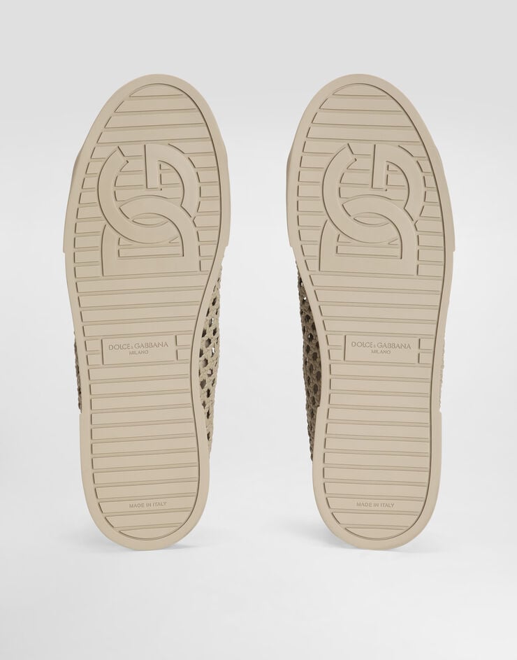 Dolce & Gabbana Zapatillas Portofino en piel trenzada Dolce & Gabbana Zapatillas Portofino en piel trenzada Beige CS2350A0806