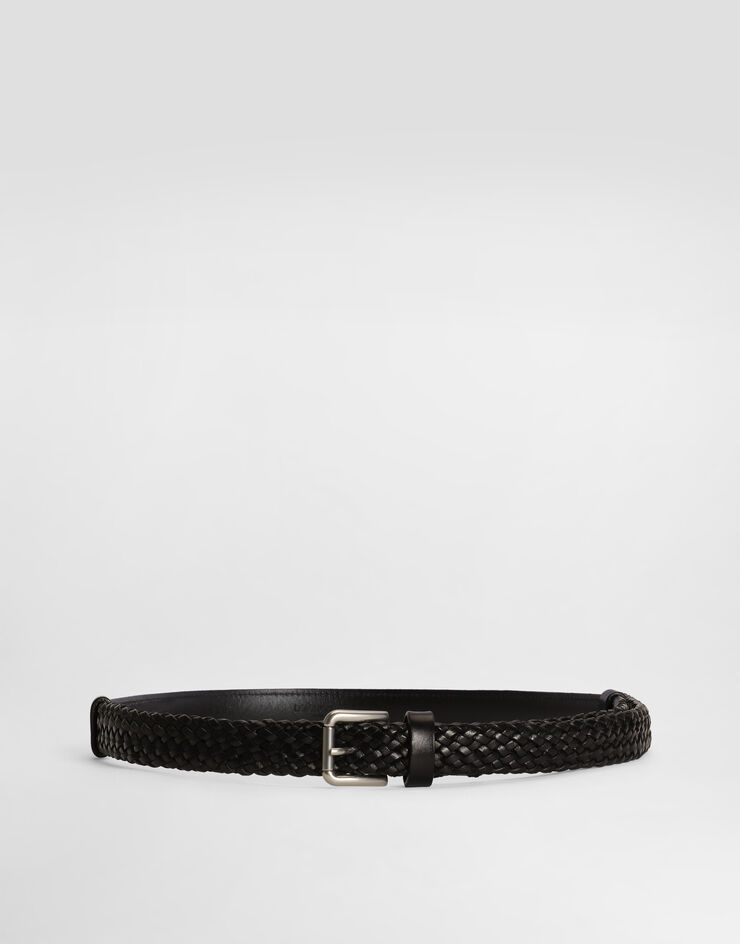 Dolce & Gabbana 카프스킨 벨트 블랙 BC4924A9Q22