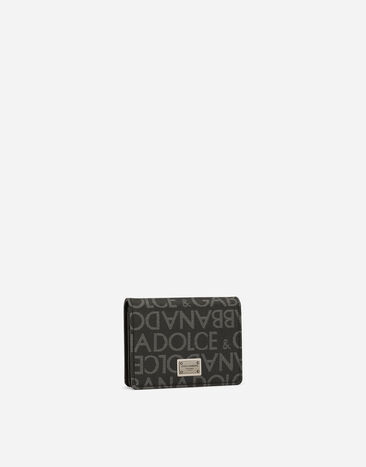 Dolce & Gabbana Coated jacquard fabric card holder Multicolor BP1643AJ705