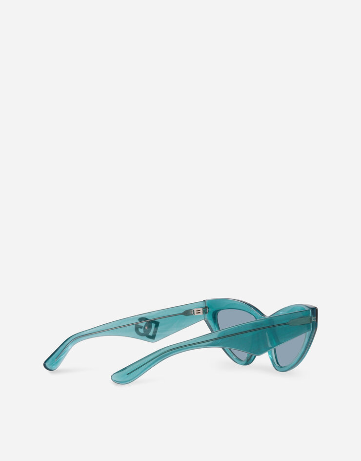 Dolce & Gabbana Sonnenbrille DG Crossed Azurblau VG4439VP6E3