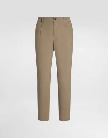 Dolce & Gabbana Nylon canvas trousers Beige GW13ETFUUDD