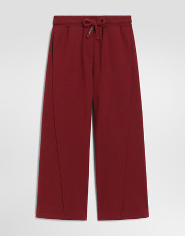 Dolce & Gabbana Fleece trousers Red L5JPI6G7QNV