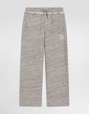 Dolce & Gabbana Fleece trousers Grey L4JPLYHU7Y4