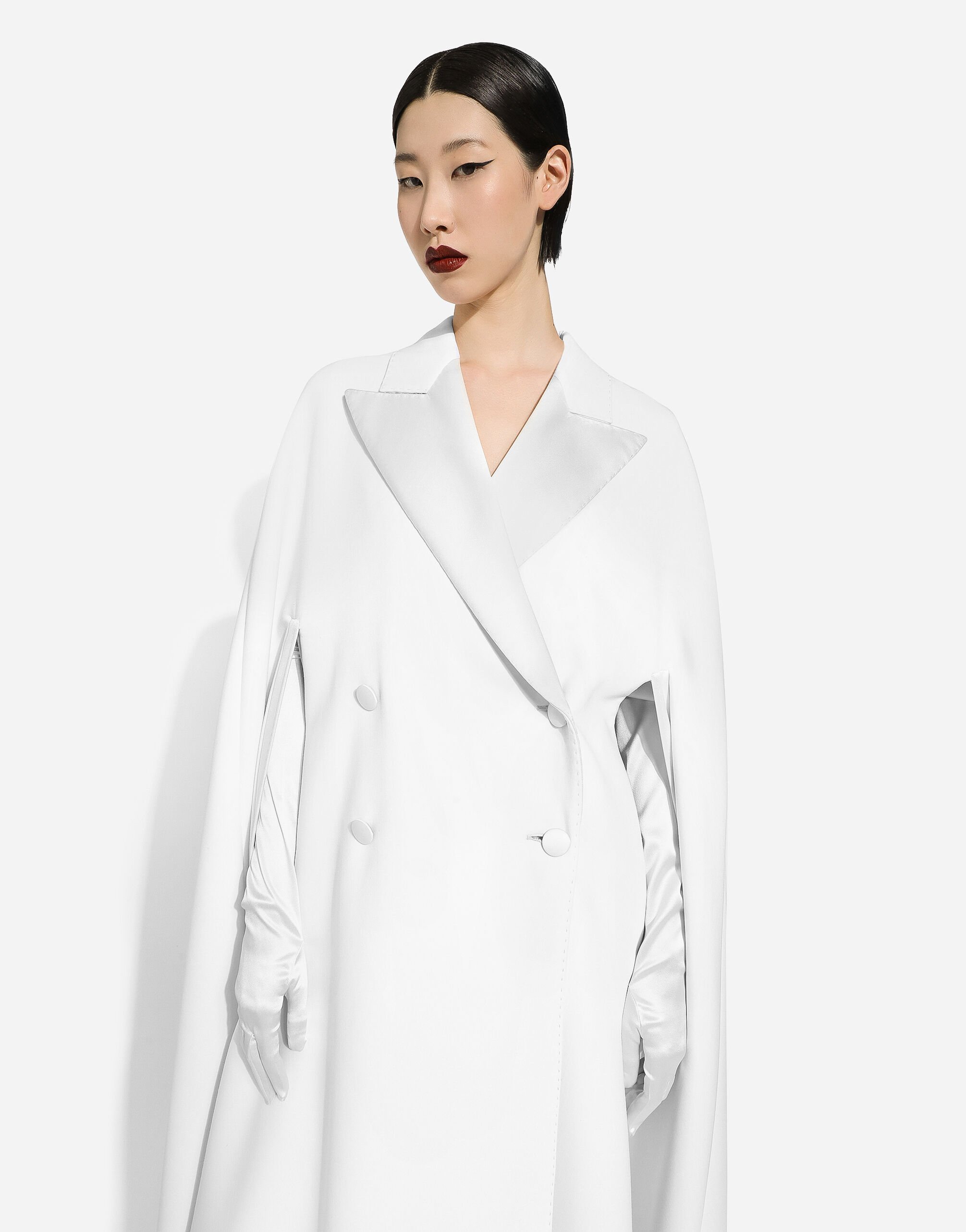 Double cape coat shop
