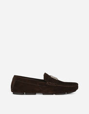 Dolce & Gabbana Suede driver shoes Brown G2SJ0THUMG4