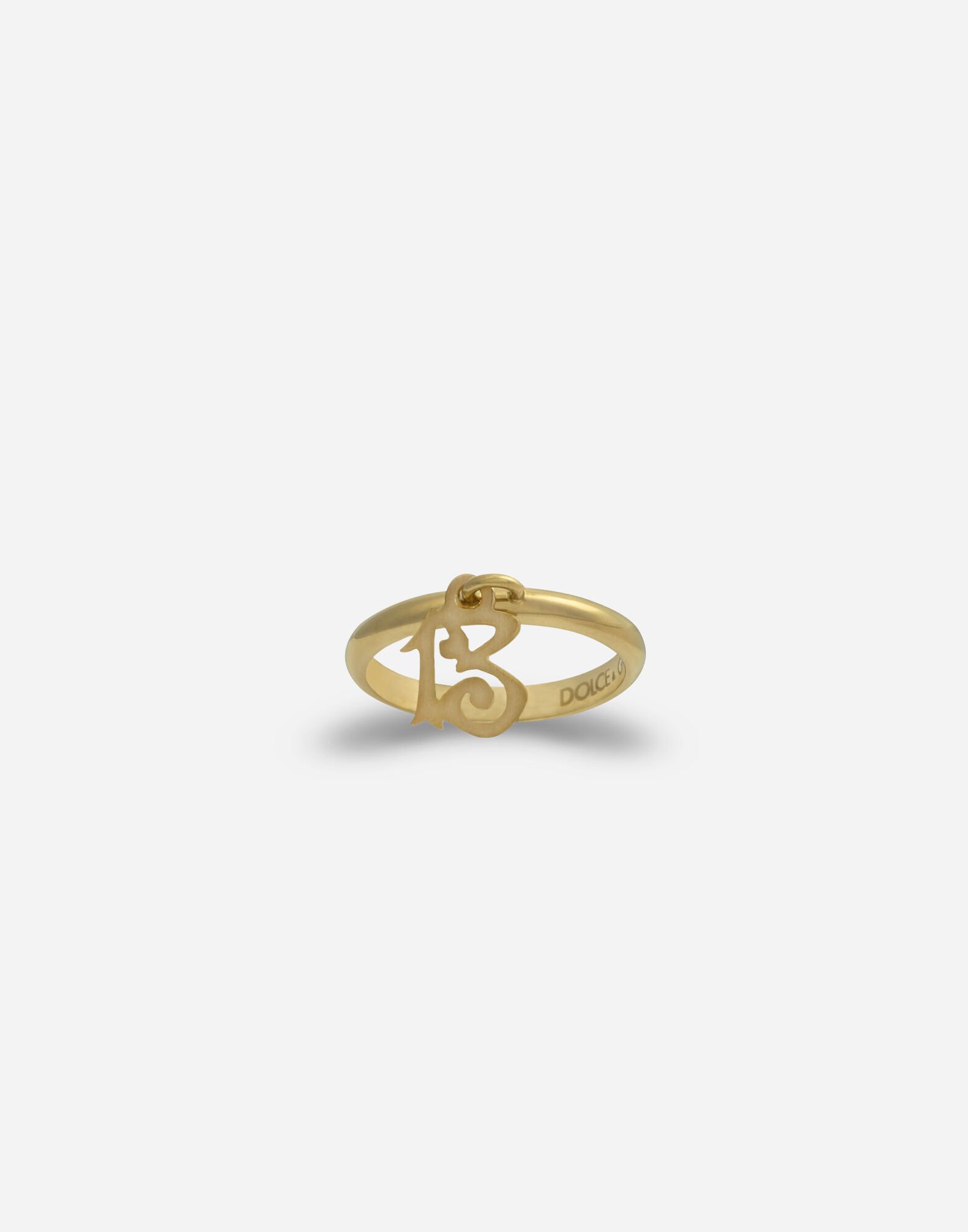 Dolce & Gabbana Family ring in yellow gold Black WWJS1SXR00S