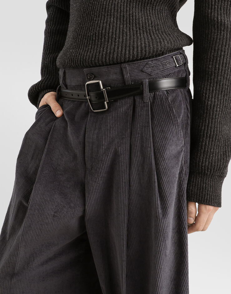 Dolce & Gabbana Velvet trousers Dolce & Gabbana Velvet trousers Grey GP15WTFUWEQ