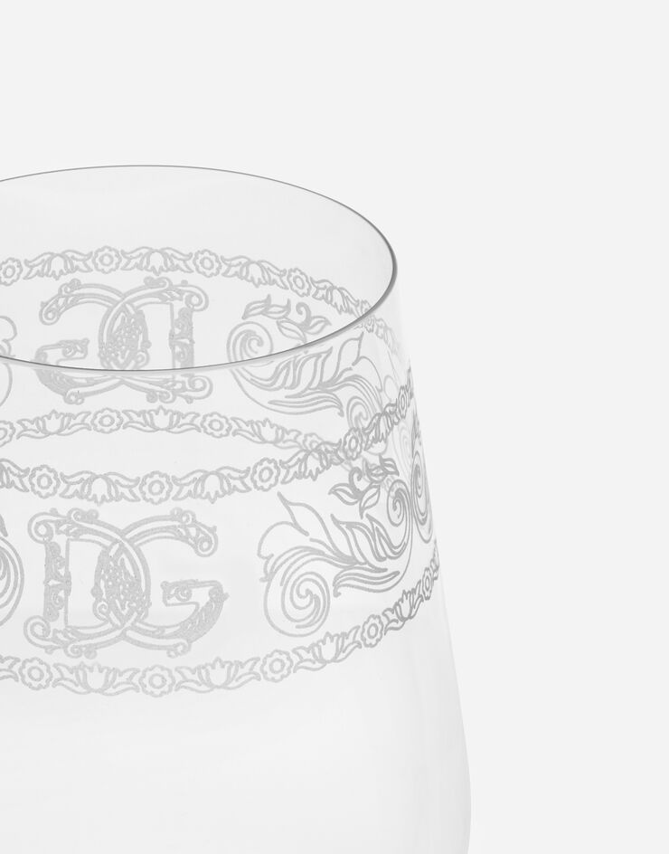 Dolce & Gabbana Red Wine Glass Multicolor TCB019TCA73