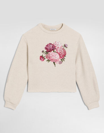 Dolce & Gabbana Cotton sweatshirt Multicolor L5JWDIHU7Y1