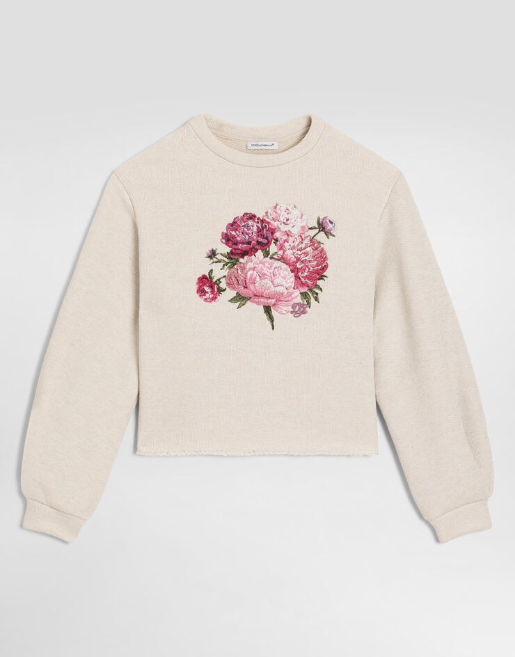Dolce & Gabbana سويت شيرت من قطن متعدد الألوان L5JWDIHU7Y1