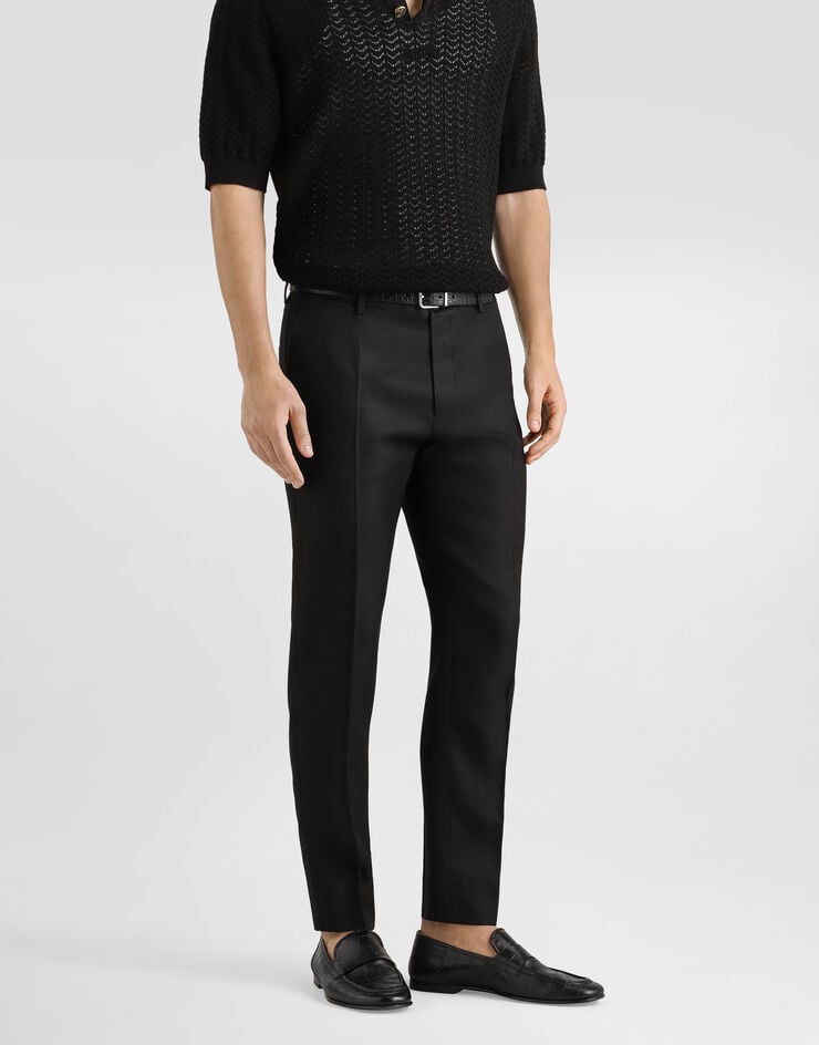 Dolce & Gabbana Viscose trousers Dolce & Gabbana Viscose trousers Black GY6FETFU8CQ