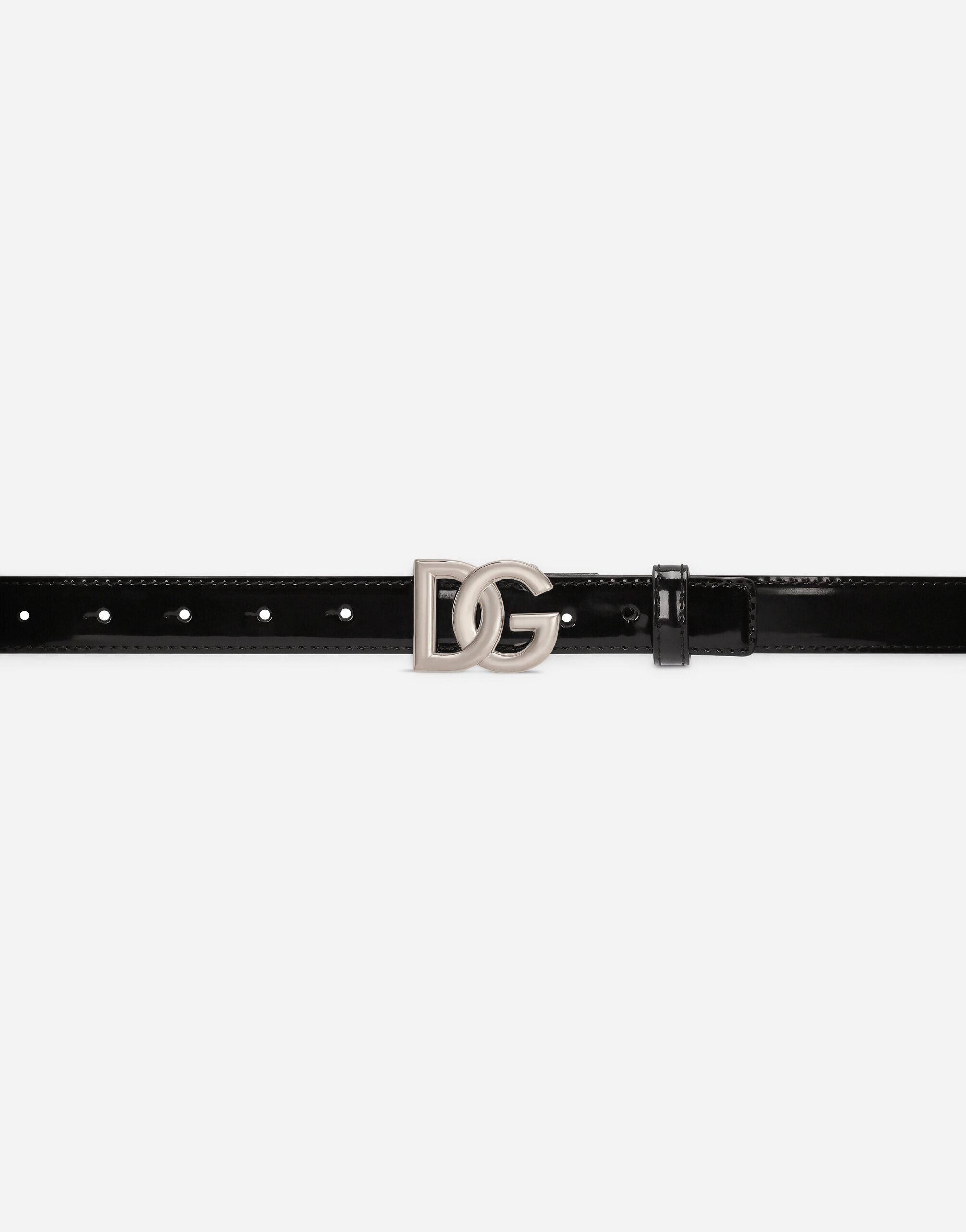 White dolce and gabbana belt sale