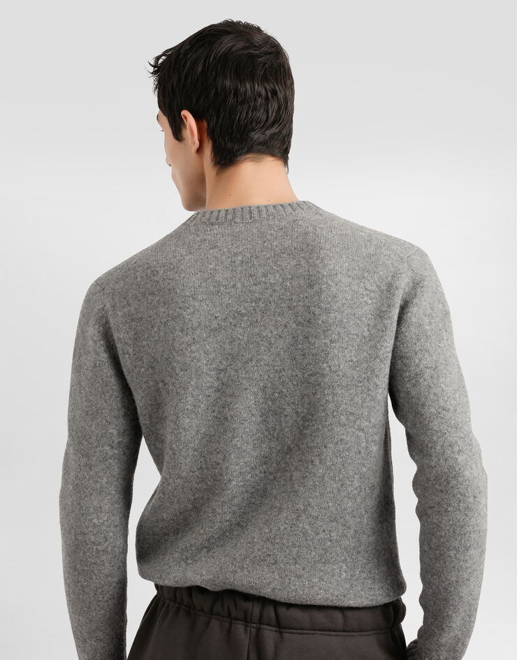 Dolce & Gabbana Wool blend pullover Dolce & Gabbana Wool blend pullover Grey GXX02TJFMIL