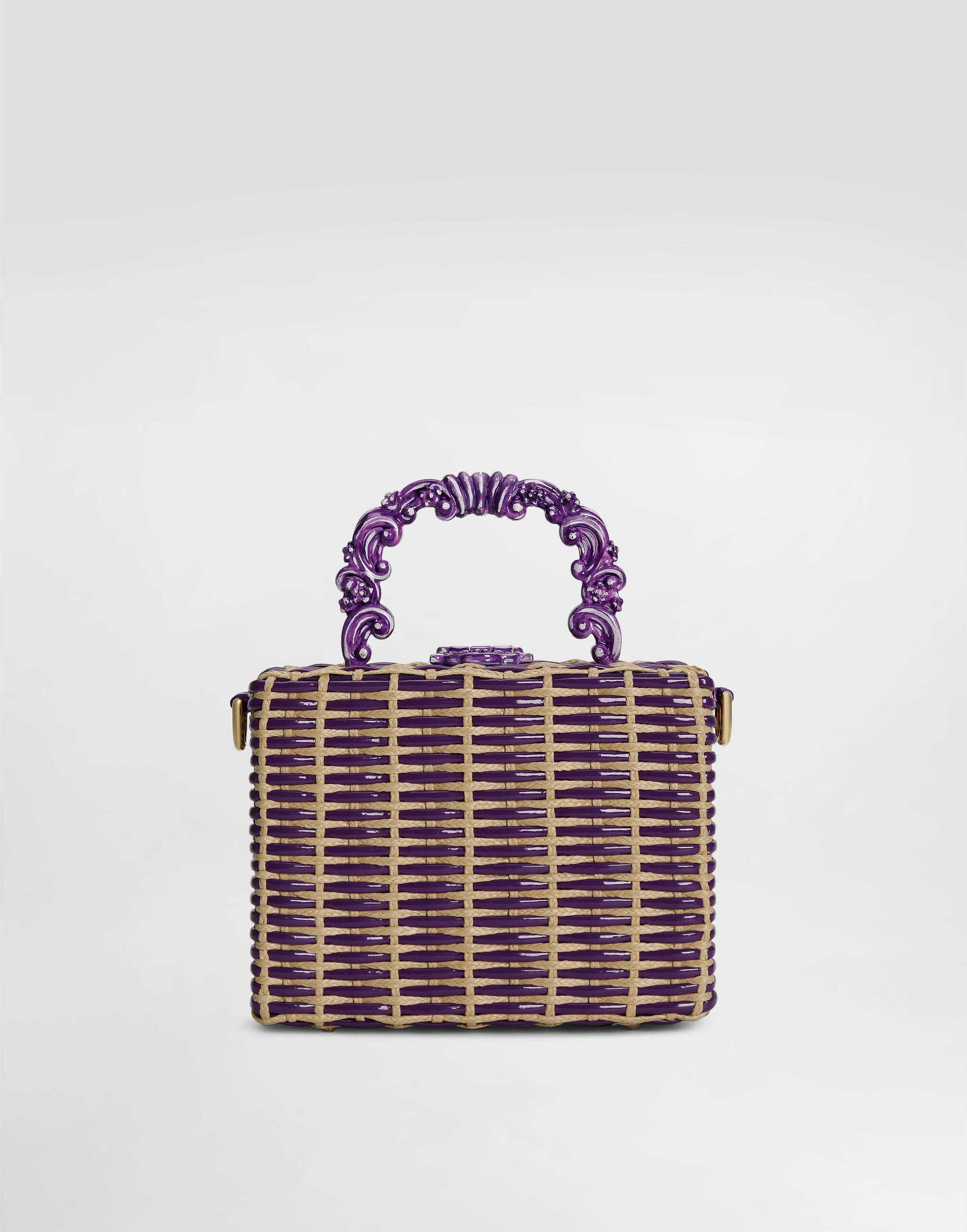 Woven dolce Box handbag in Multicolor for Women