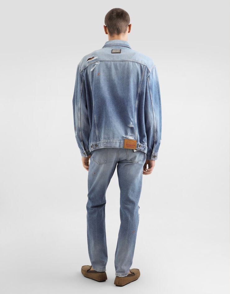 Dolce & Gabbana Jeansjacke Multicolor G9NL5DG8OI8