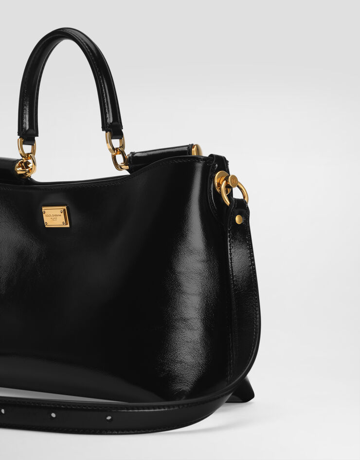 Dolce & Gabbana Vittoria calfskin handbag Dolce & Gabbana Vittoria calfskin handbag Black BB7896AZ000