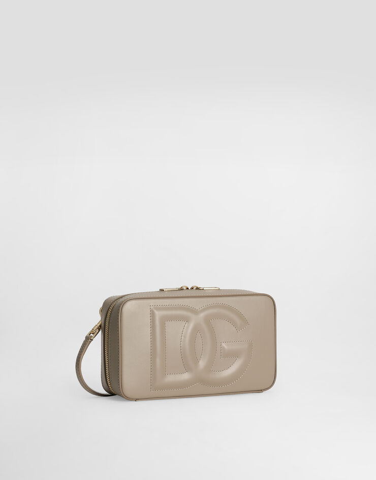 Dolce & Gabbana Small DG Logo camera bag Beige BB7289AW576