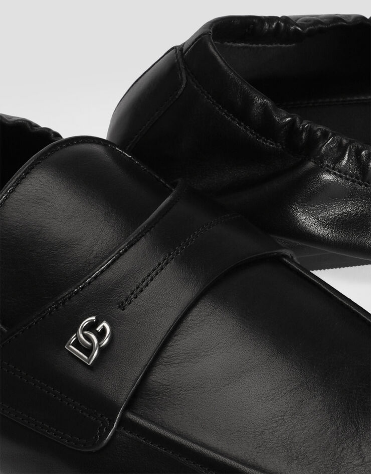 Dolce & Gabbana Zapatillas en piel de becerro Dolce & Gabbana Zapatillas en piel de becerro Black A50790A0374
