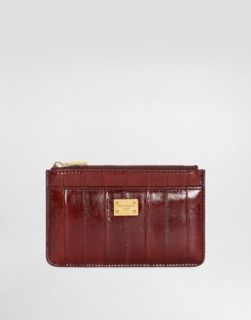 Dolce & Gabbana Eel card holder Red BI1261A8B08