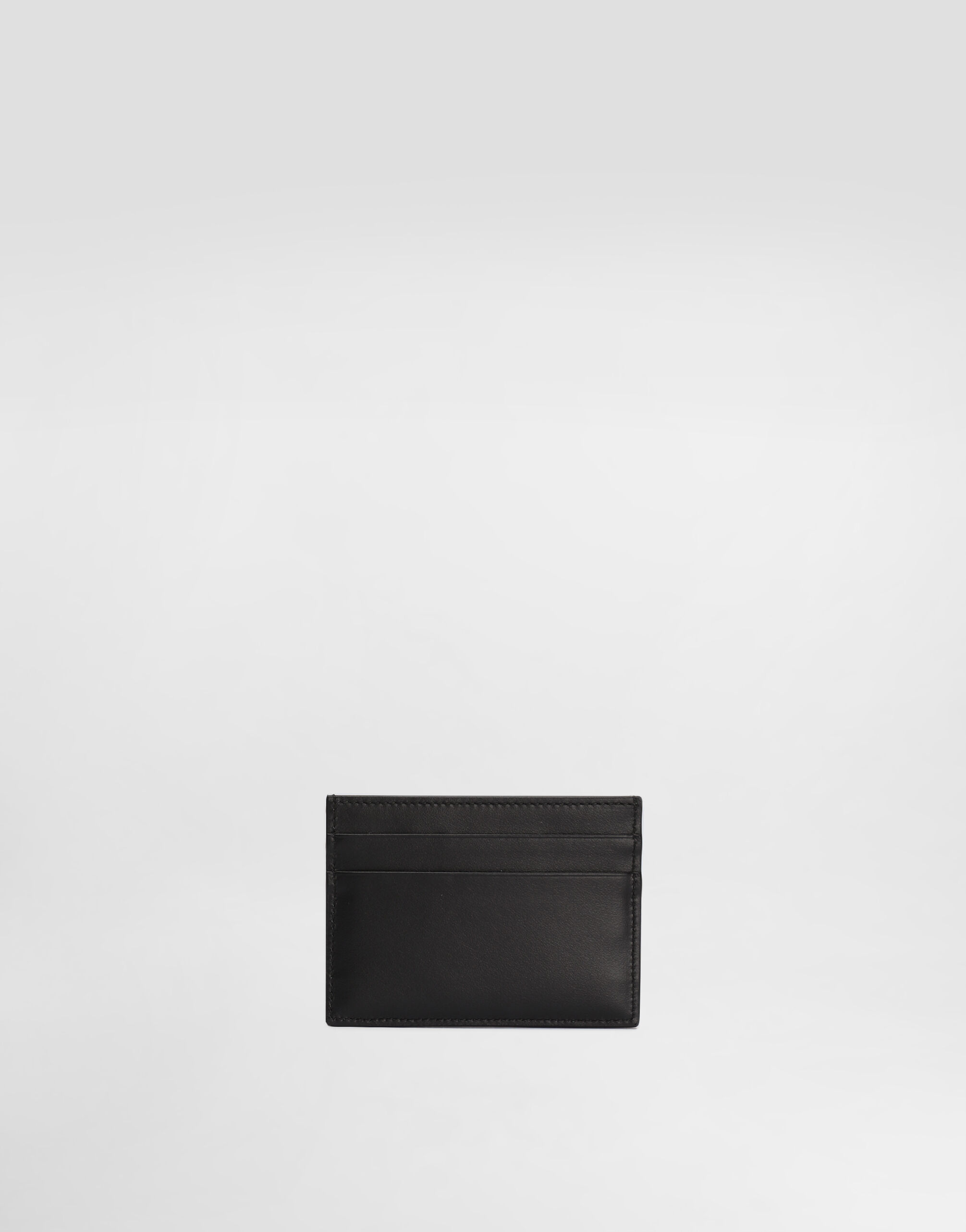Calfskin DG Logo card holder in Black for Women | Dolce&Gabbana®