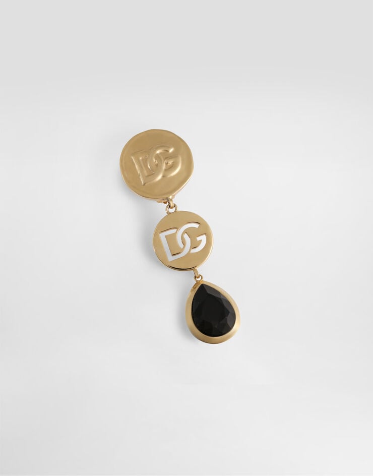 Dolce & Gabbana Like a Virgin logo clip earrings Gold WER6V3W1111