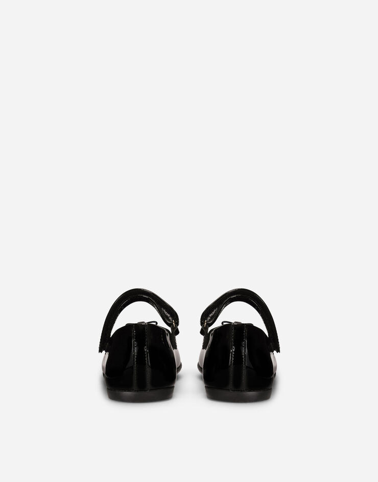 Dolce & Gabbana Patent leather mary jane ballet flats Black D20057A1328