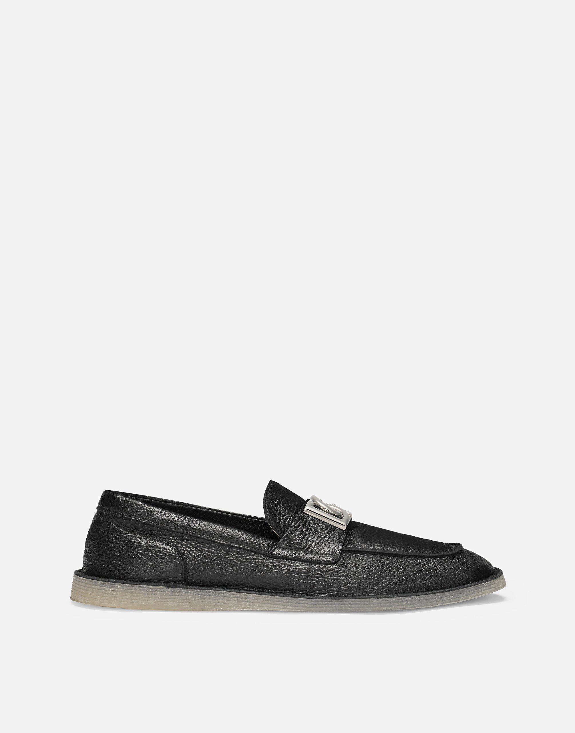 Dolce & Gabbana Deerskin loafers Grey A50593AS707