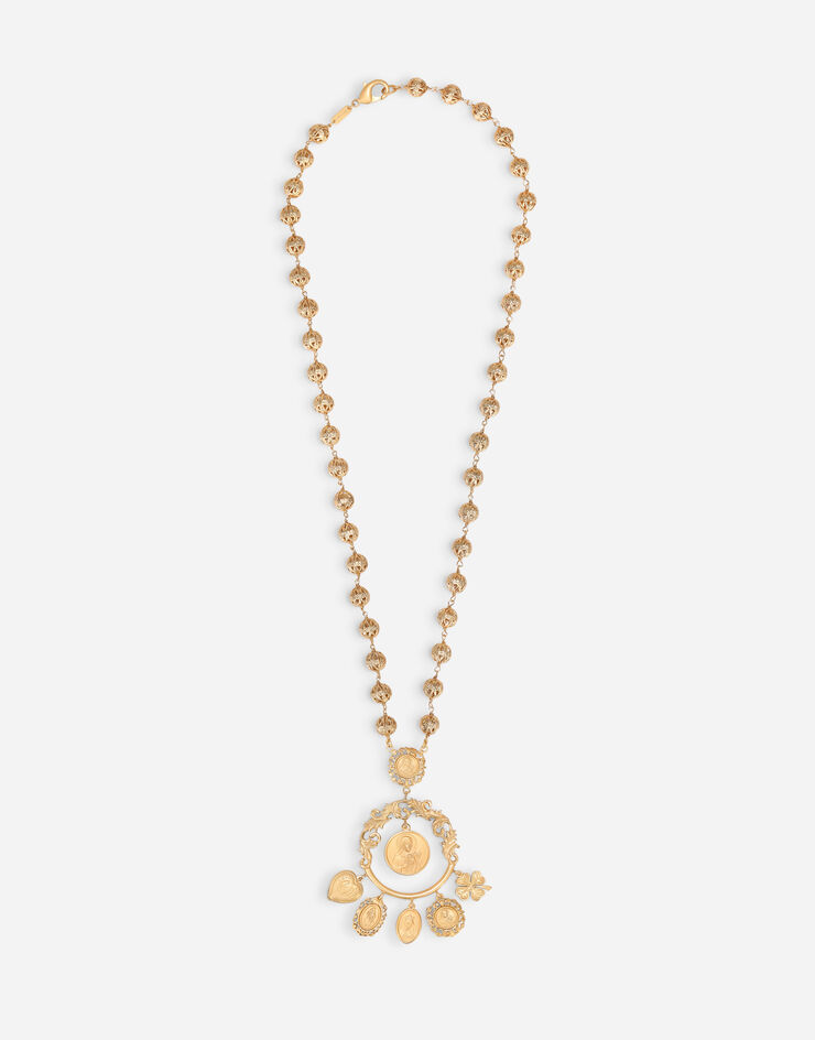 Dolce & Gabbana Long necklace with decorative details 金 WNG2C1W0001