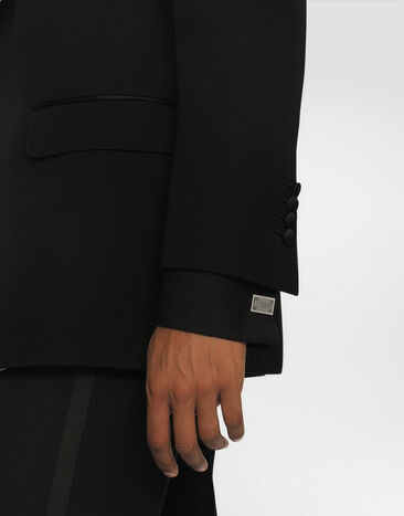Dolce & Gabbana Cufflinks with Dolce&Gabbana logo tag Silver WFP1T1W1111