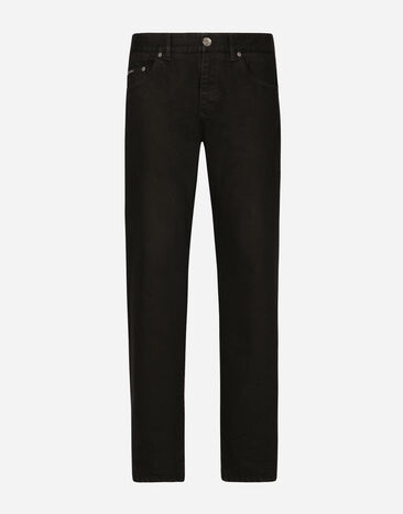 Dolce & Gabbana Classic blue denim jeans Black GY6UETGH311
