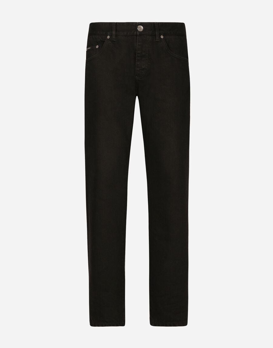 Classic black denim jeans