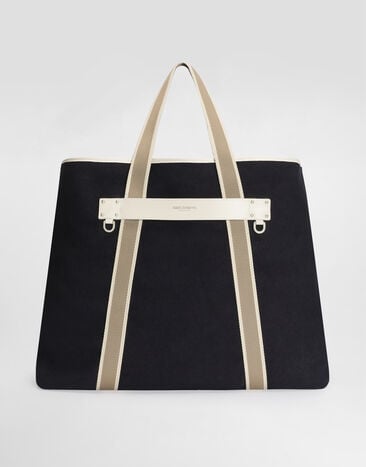 Dolce & Gabbana Shopper Essenza aus Canvas Multicolor BM2614A0754