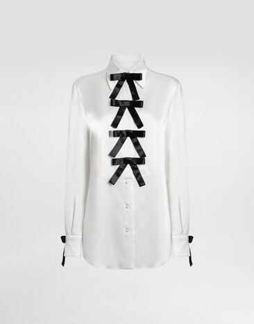 Dolce & Gabbana Silk shirt White F5S82TFU1AU