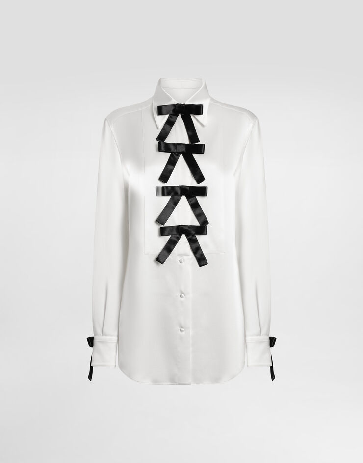 Dolce & Gabbana Silk shirt White F5S82TFU1AU