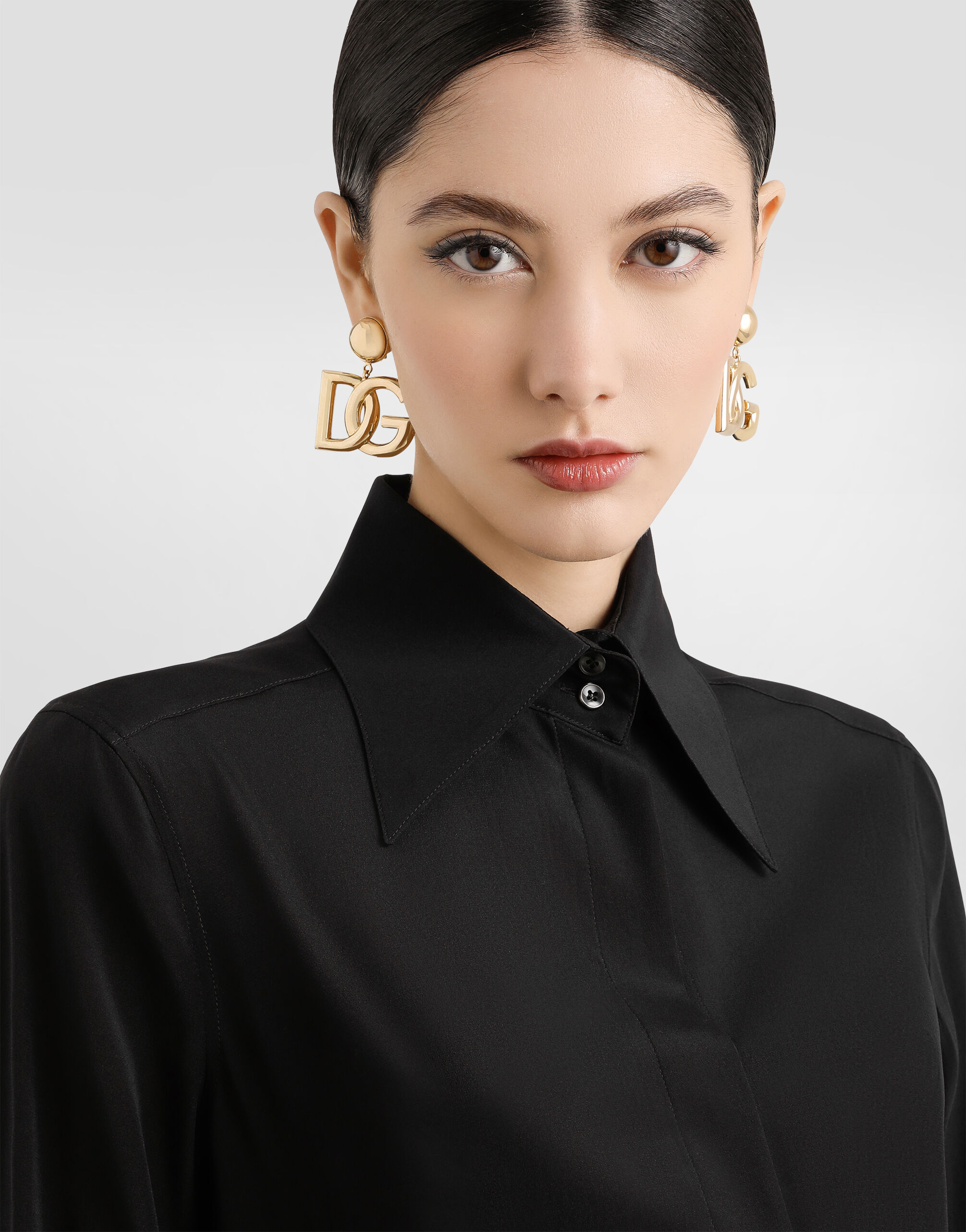 Stretch silk shirt - thumbnail 2