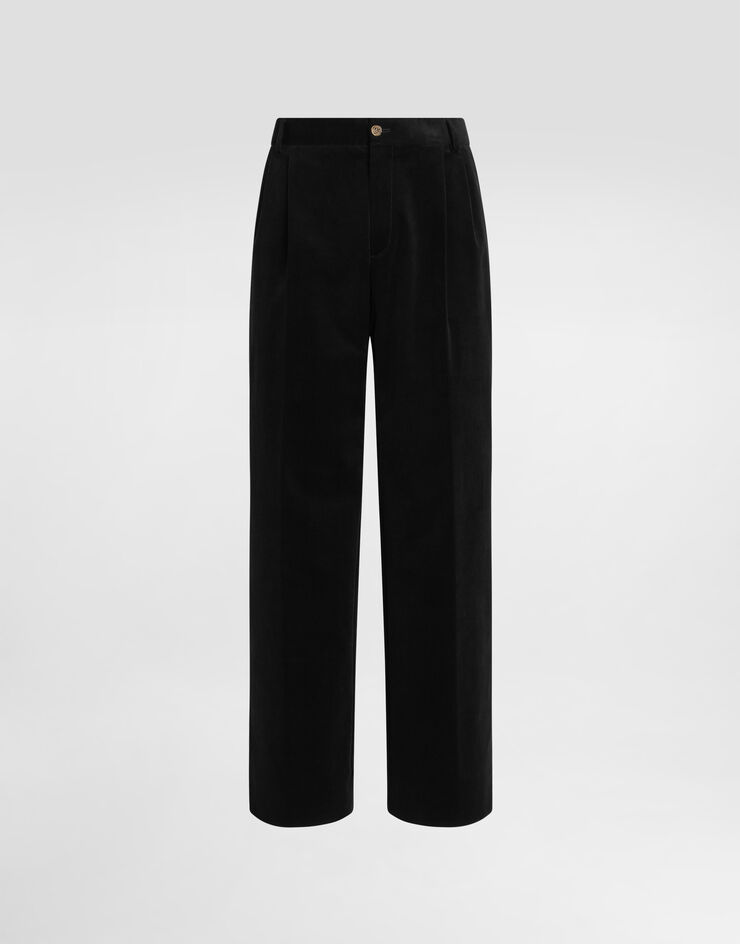 Dolce & Gabbana Velvet trousers Dolce & Gabbana Velvet trousers Blue GYZLHTFUWFK