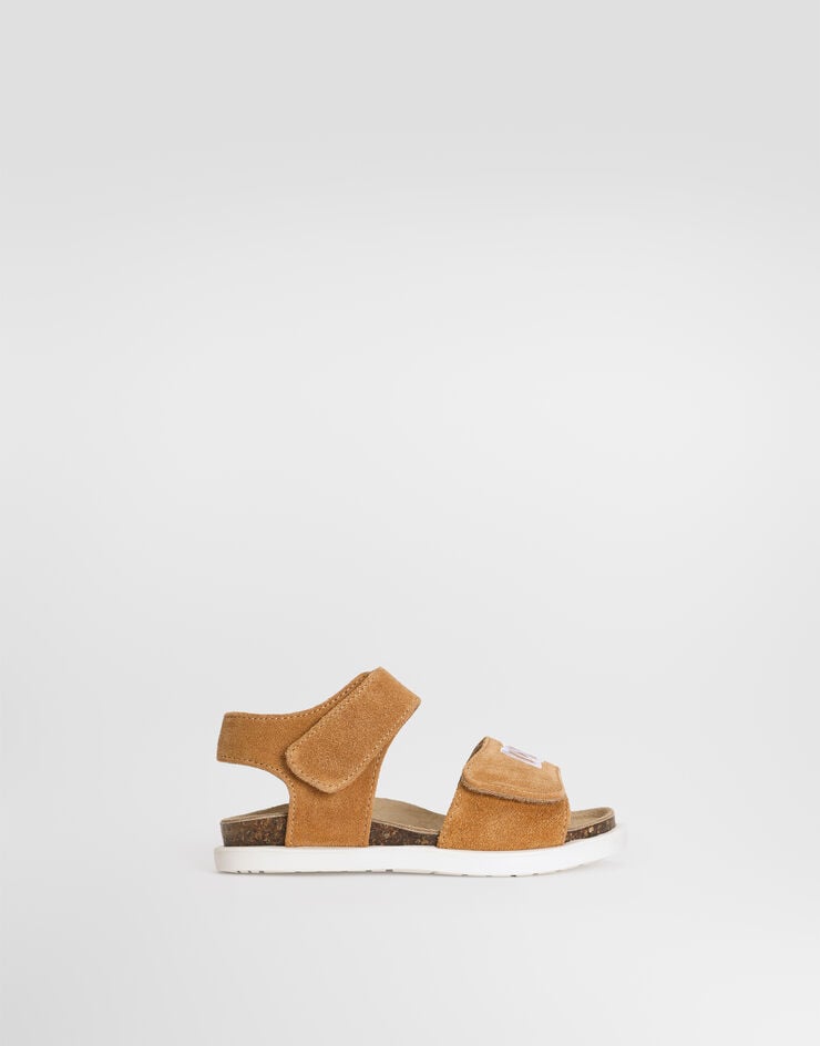 Dolce & Gabbana Split leather sandals with embroidery Dolce & Gabbana Split leather sandals with embroidery Multicolor DL0094AW871