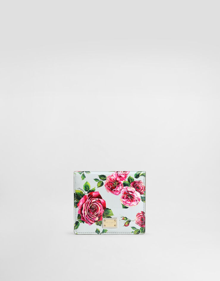 Dolce & Gabbana 亮泽小牛皮钱包 版画 BI3339A6O23